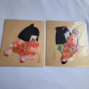 Japanese Art Fabric Wall Art
